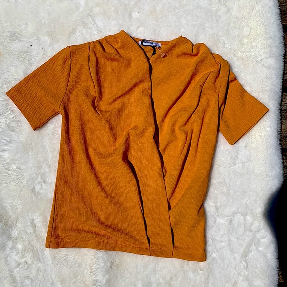 Zara yellow t shirt. Women’s size small - Picture 1 of 4